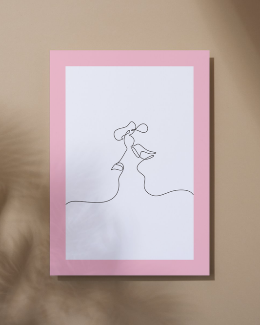 Impresión de tarjeta UNO "Te amo más"