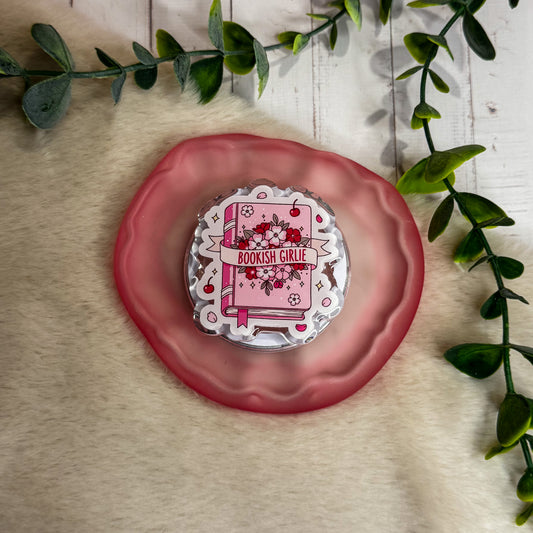 Bookish Girlie Magnetic Kindle Grip | MagSafe Kindle & Phone Grip