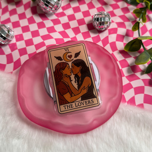 The Lovers Reader Tarot Magnetic Kindle Grip | MagSafe Kindle & Phone Grip