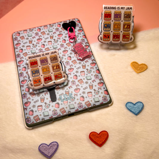 Reading Is My Jam Kindle Phone Magnetic MagSafe Grip