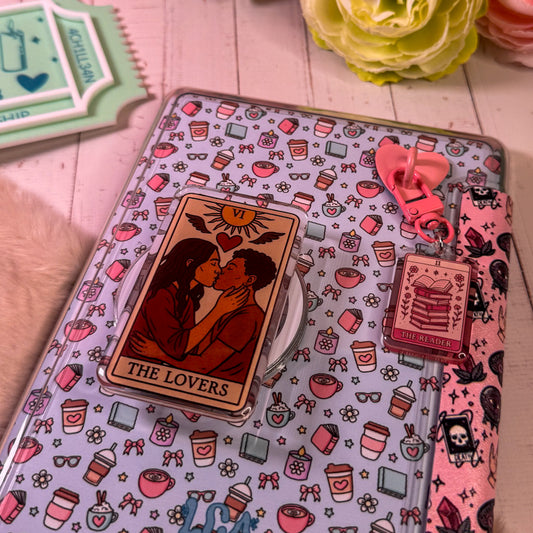 The Lovers Reader Tarot Magnetic Kindle Grip | MagSafe Kindle & Phone Grip