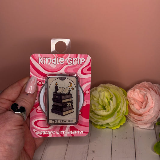 The Reader Tarot Magnetic Kindle Grip | MagSafe Kindle & Phone Grip