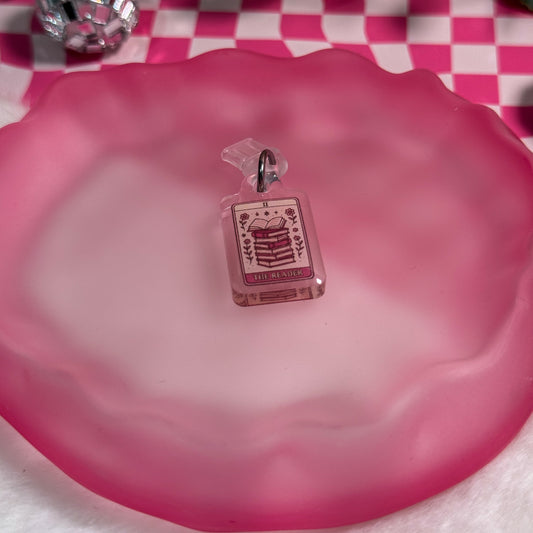 Girlie Reader Tarot Kindle Phone Charm