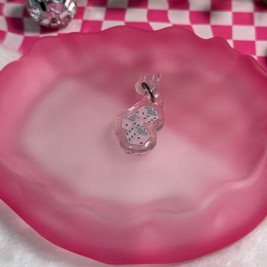 Buy A New Book Dice Kindle Phone Charm