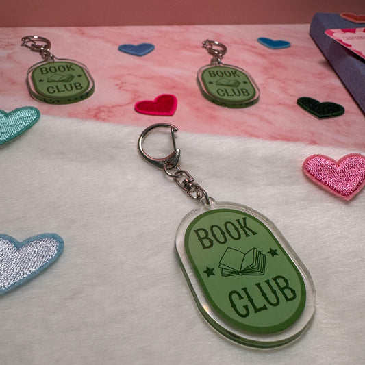 Book Club Keyring