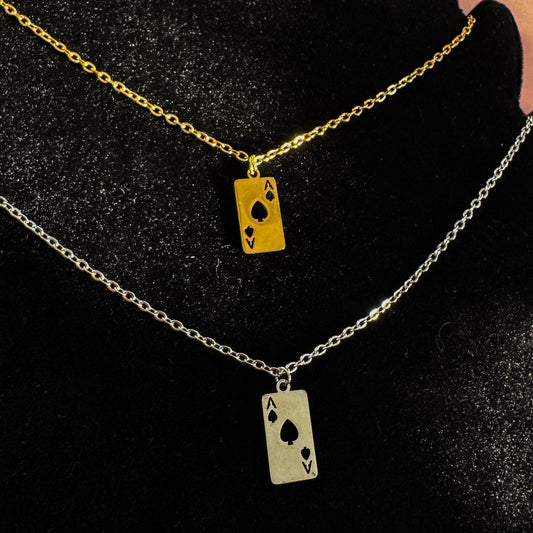 Ace of Spades Necklace