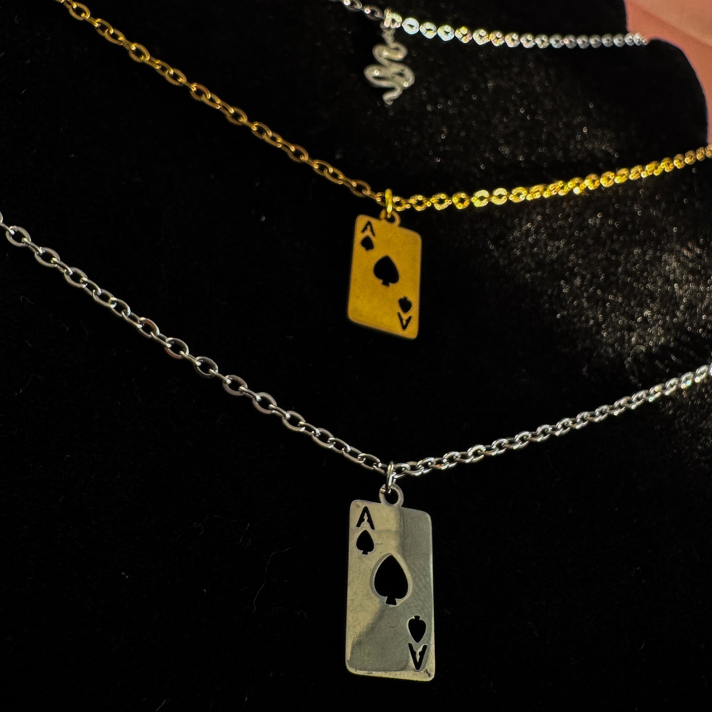 Ace of Spades Necklace