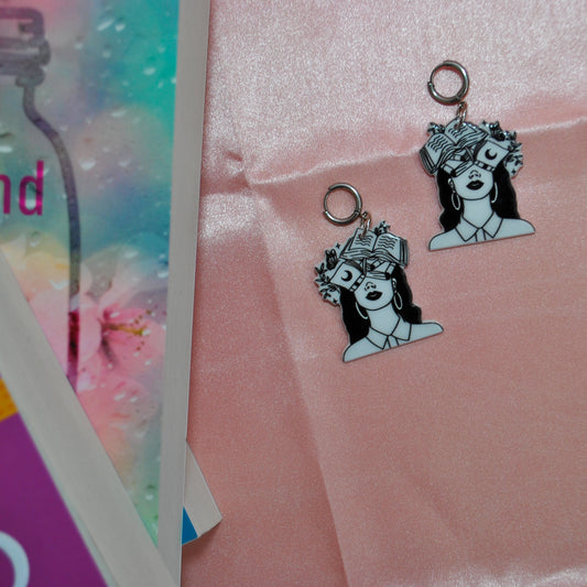 My Head Is Filled With Fiction Earrings