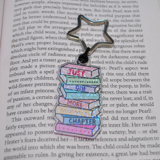 Just One More Chapter Keyring