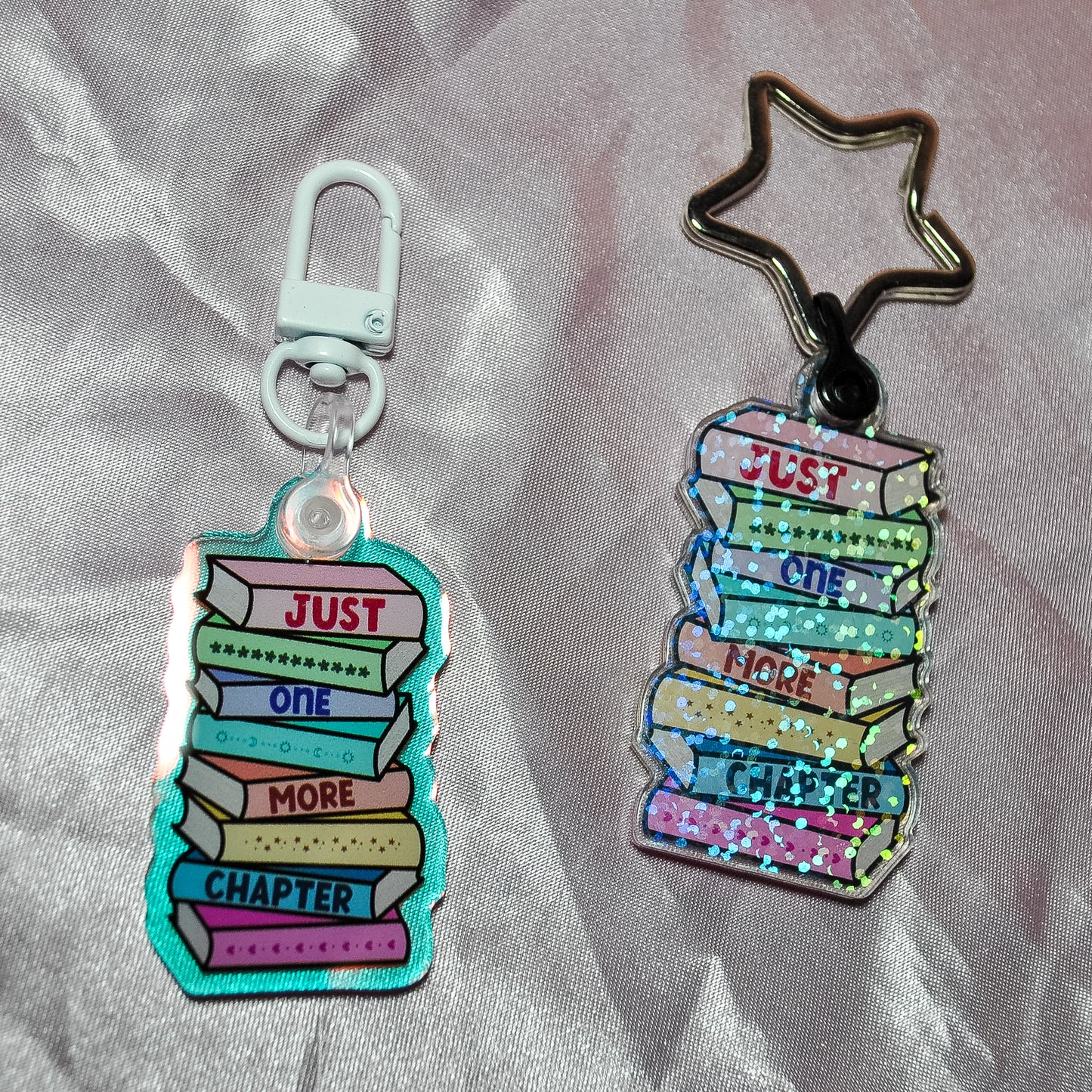 Just One More Chapter Keyring