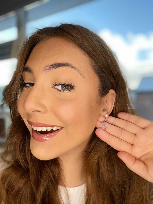 Cute Cloud Huggie Hoop Earrings - Lxyclr Authentic