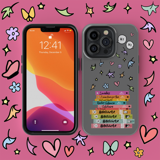 Heartstopper Book Stack Tough Phone Case - Lxyclr Authentic