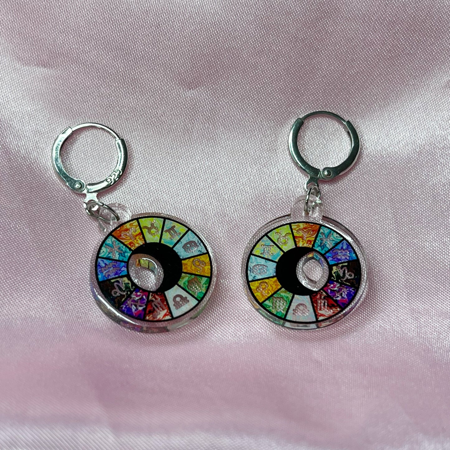 12 Zodiac Wheel Earrings - Lxyclr Authentic