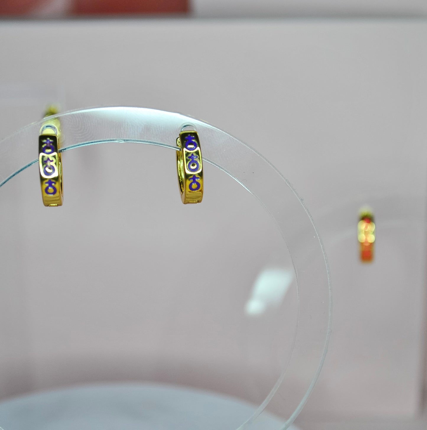 Venus Engraved Clicker Hoops - Lxyclr Authentic