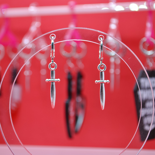 Tiny Sword Earrings