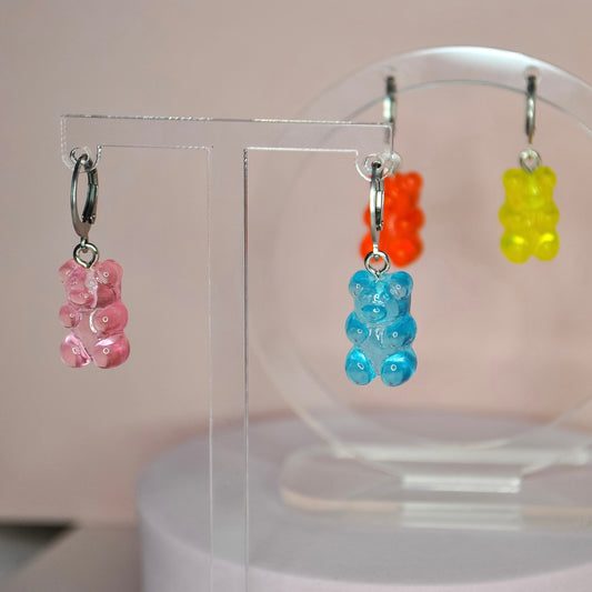 Gummy Bear Huggie Hoop Earrings - Lxyclr Authentic