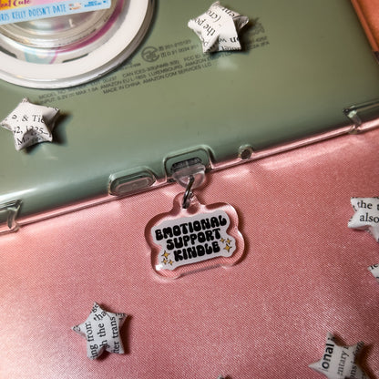 Emotional Support Kindle Phone Charm