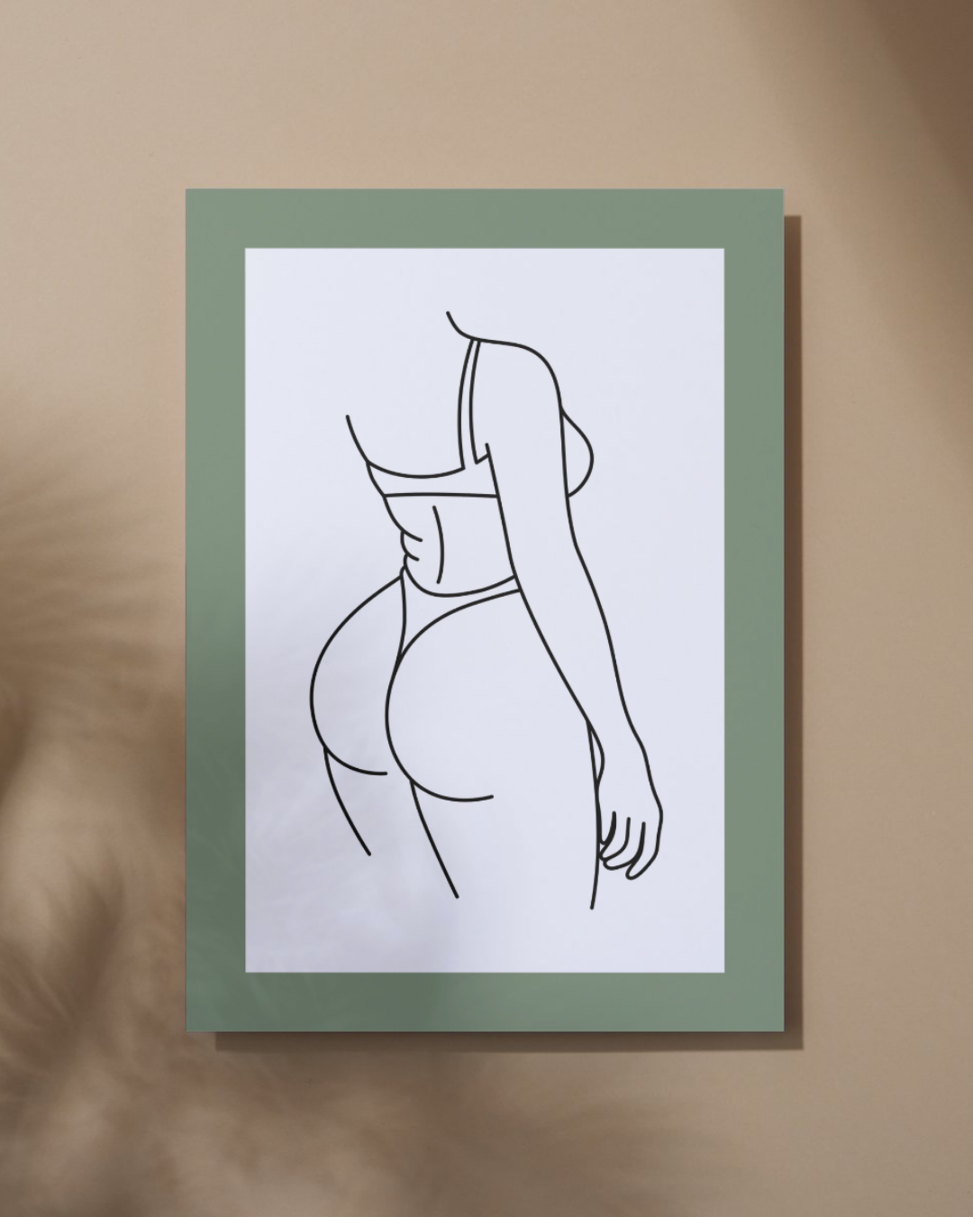 Body Outline Print