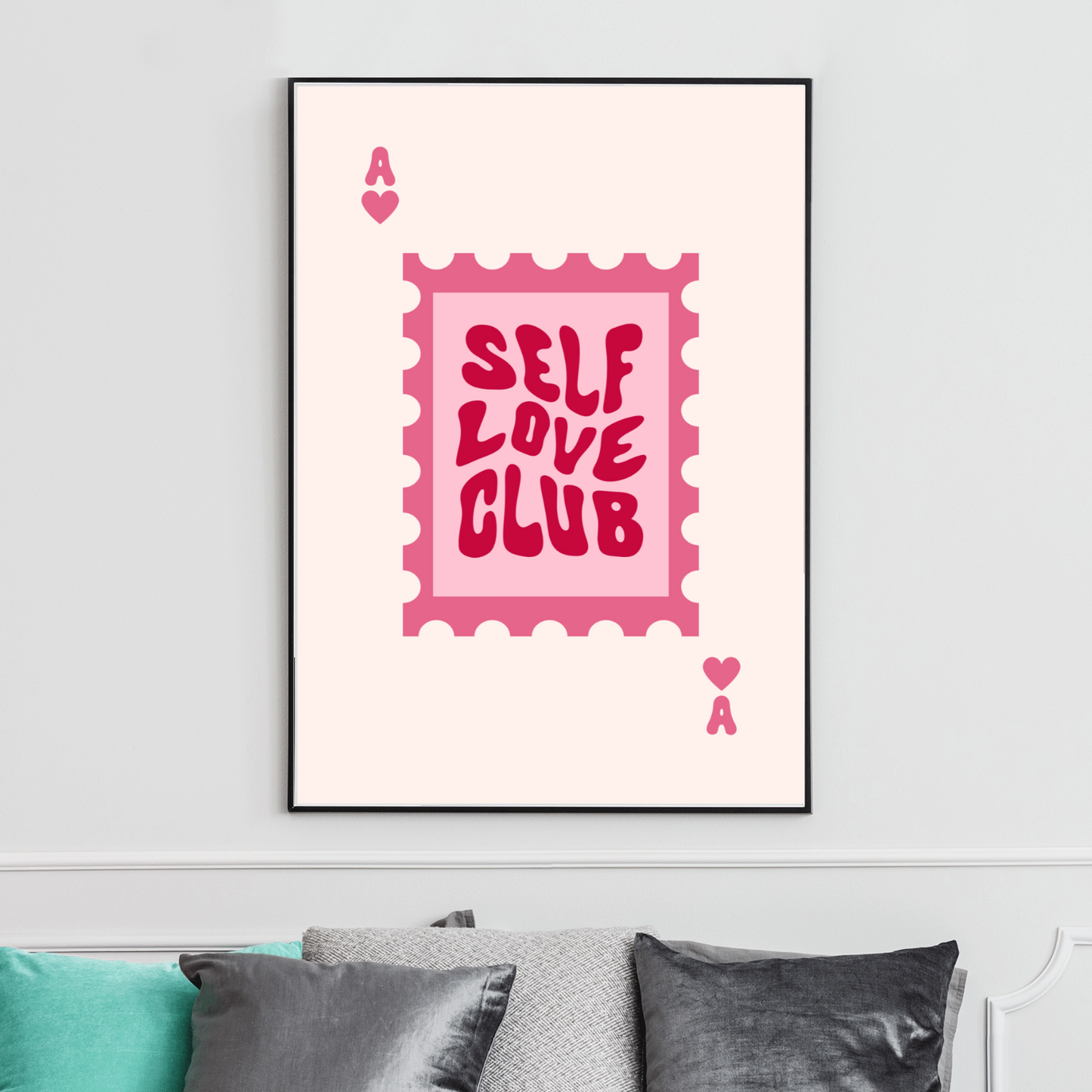 Self Love Stamp Ace Card Print