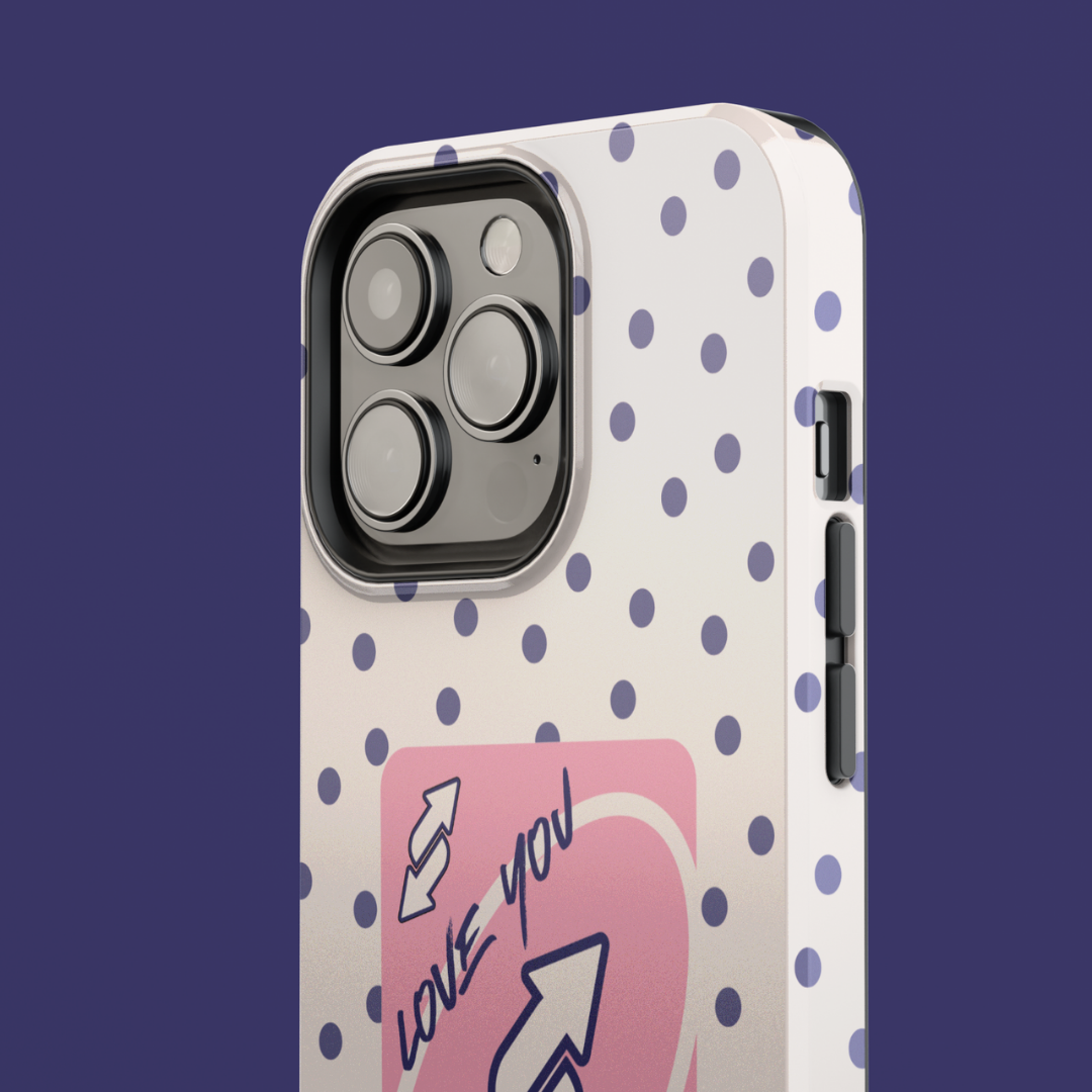 Love You More Uno Switch Card Phone Case