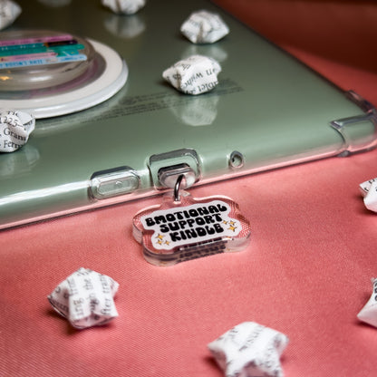 Emotional Support Kindle Phone Charm