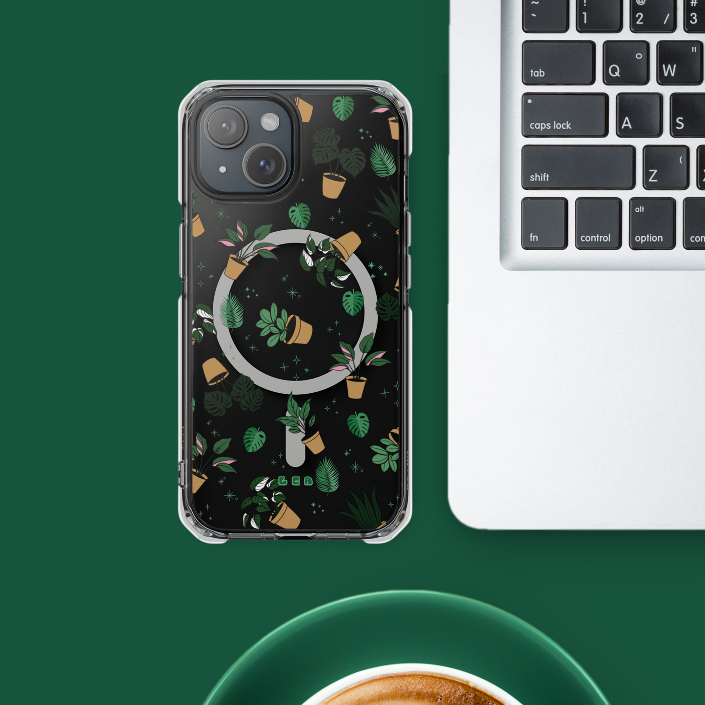 Botanical Plant Lover Clear MagSafe Impact Phone Case