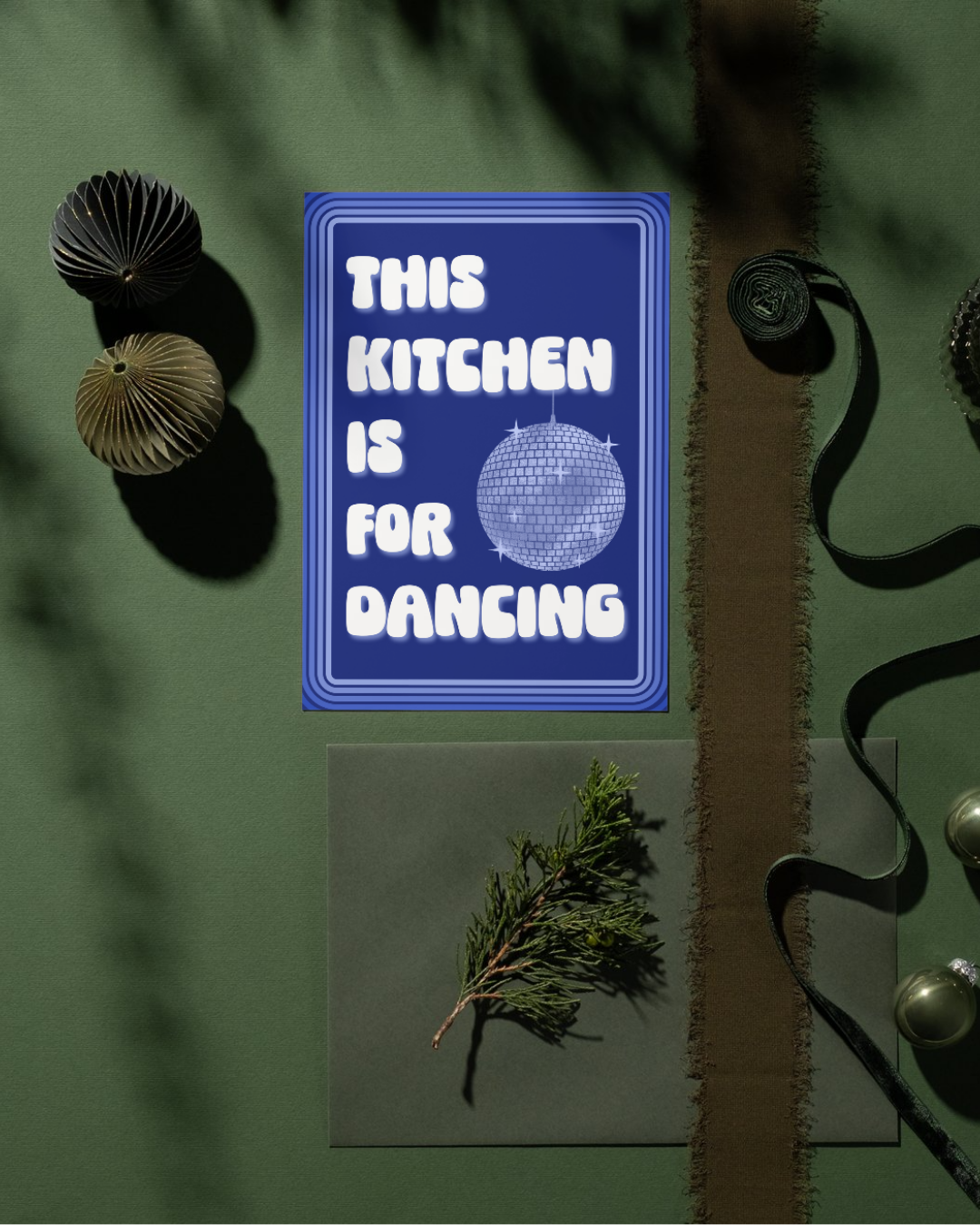 This Kitchen Is For Dancing Print