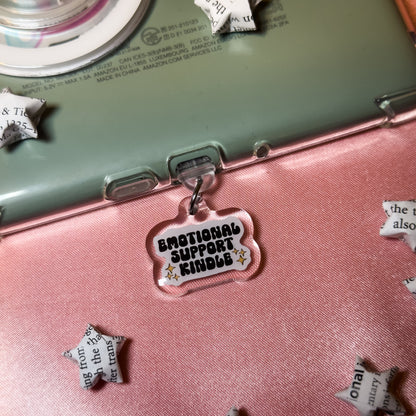 Emotional Support Kindle Phone Charm