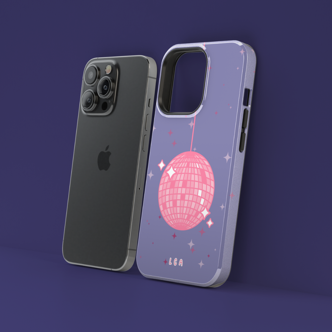 Pink Disco Ball Phone Case