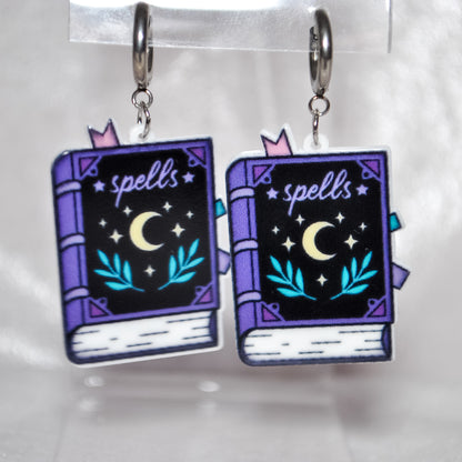Spell Book Earrings