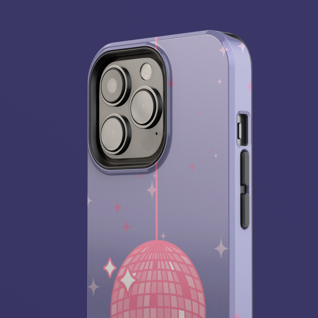 Pink Disco Ball Phone Case