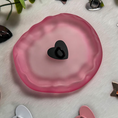 Kindle Heart Charm Metal Adhesive Hook, Phone Charm Hook, Charm Hanger for Phone, Kindle, iPad