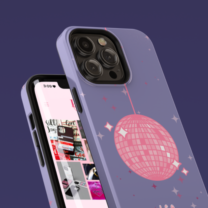 Pink Disco Ball Phone Case