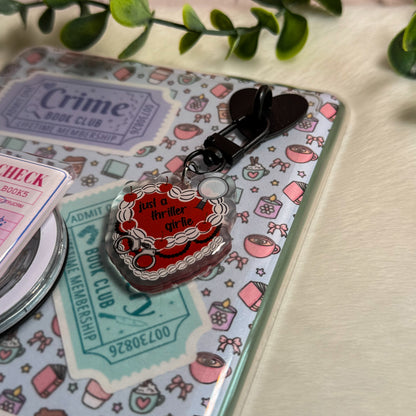 Kindle Heart Charm Metal Adhesive Hook, Phone Charm Hook, Charm Hanger for Phone, Kindle, iPad
