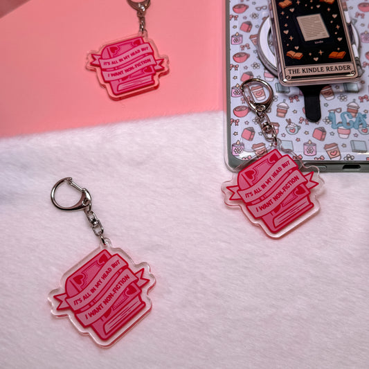 It’s All In My Head But I Want Non-fiction Keyring