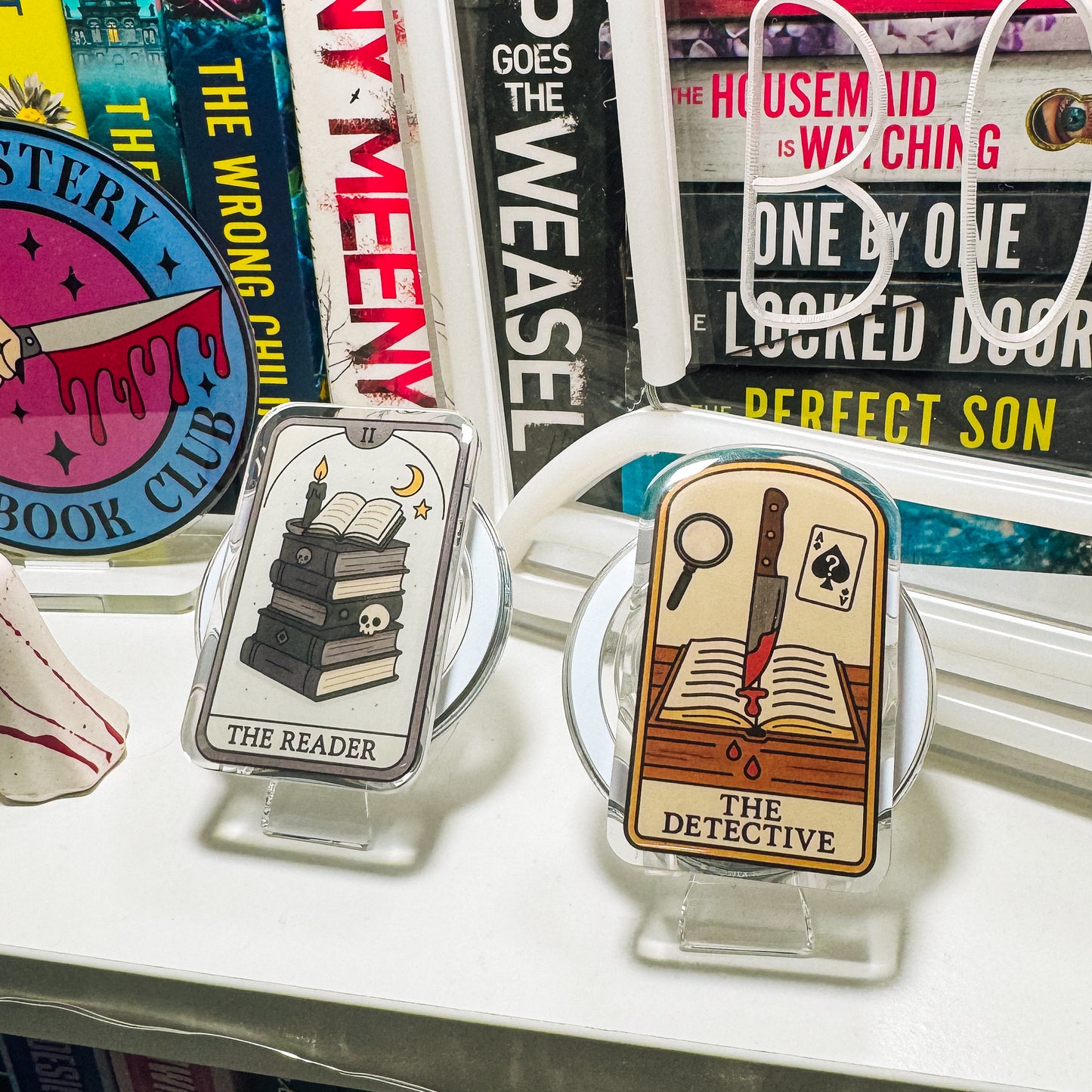 The Detective Tarot Kindle Phone Magnetic MagSafe Grip