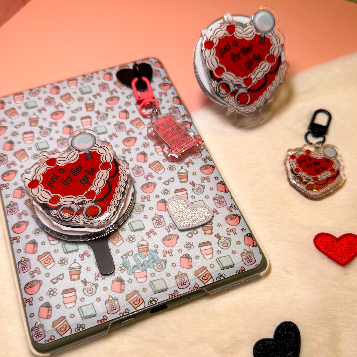 Just A Thriller Girlie Kindle Phone Magnetic MagSafe Grip