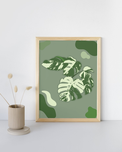 Monstera Thai Constellation Print