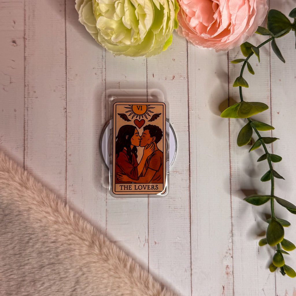 The Lovers Reader Tarot Magnetic Kindle Grip | MagSafe Kindle & Phone Grip