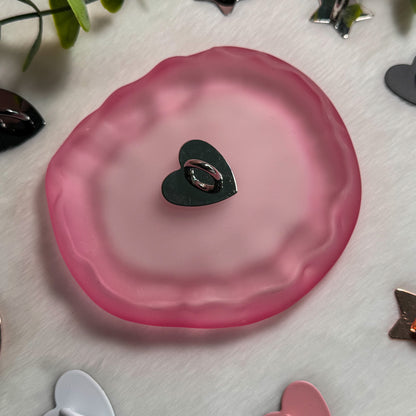 Kindle Heart Charm Metal Adhesive Hook, Phone Charm Hook, Charm Hanger for Phone, Kindle, iPad