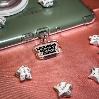 Emotional Support Kindle Phone Charm