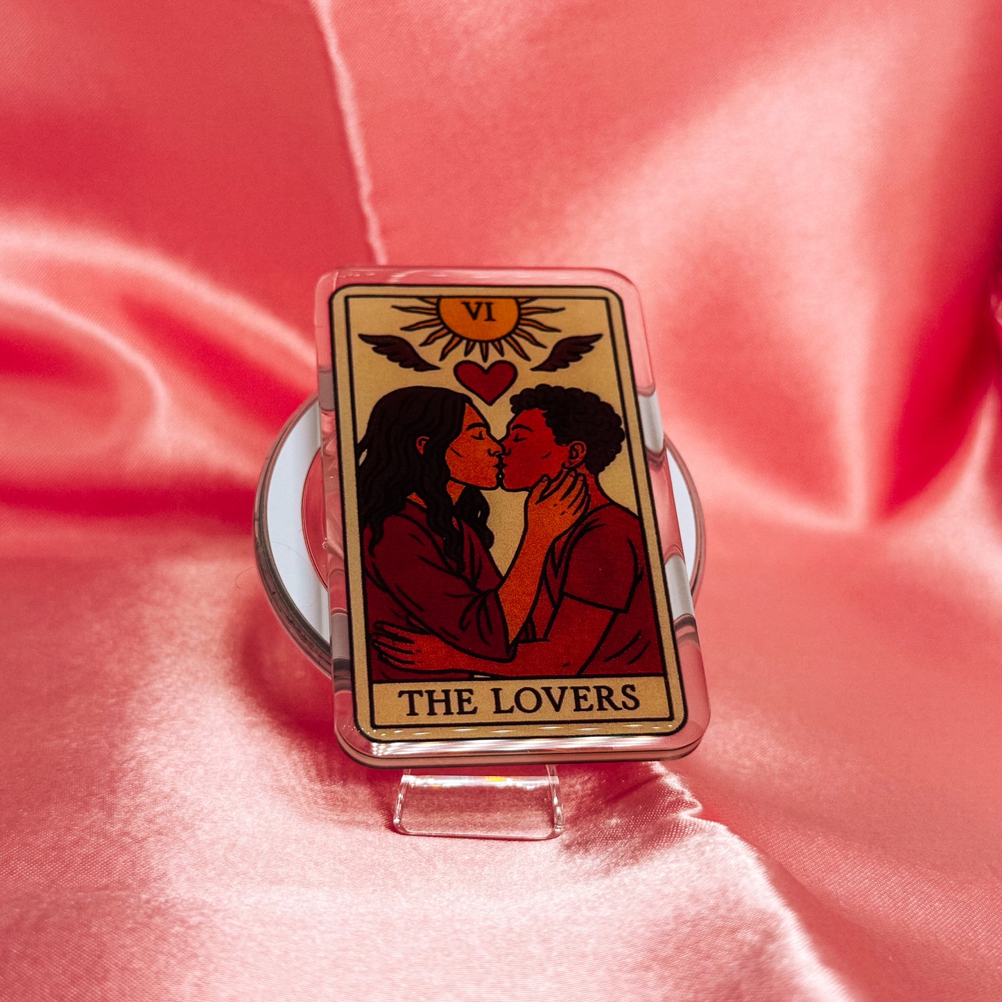 The Lovers Reader Tarot Kindle Phone Magnetic MagSafe Grip