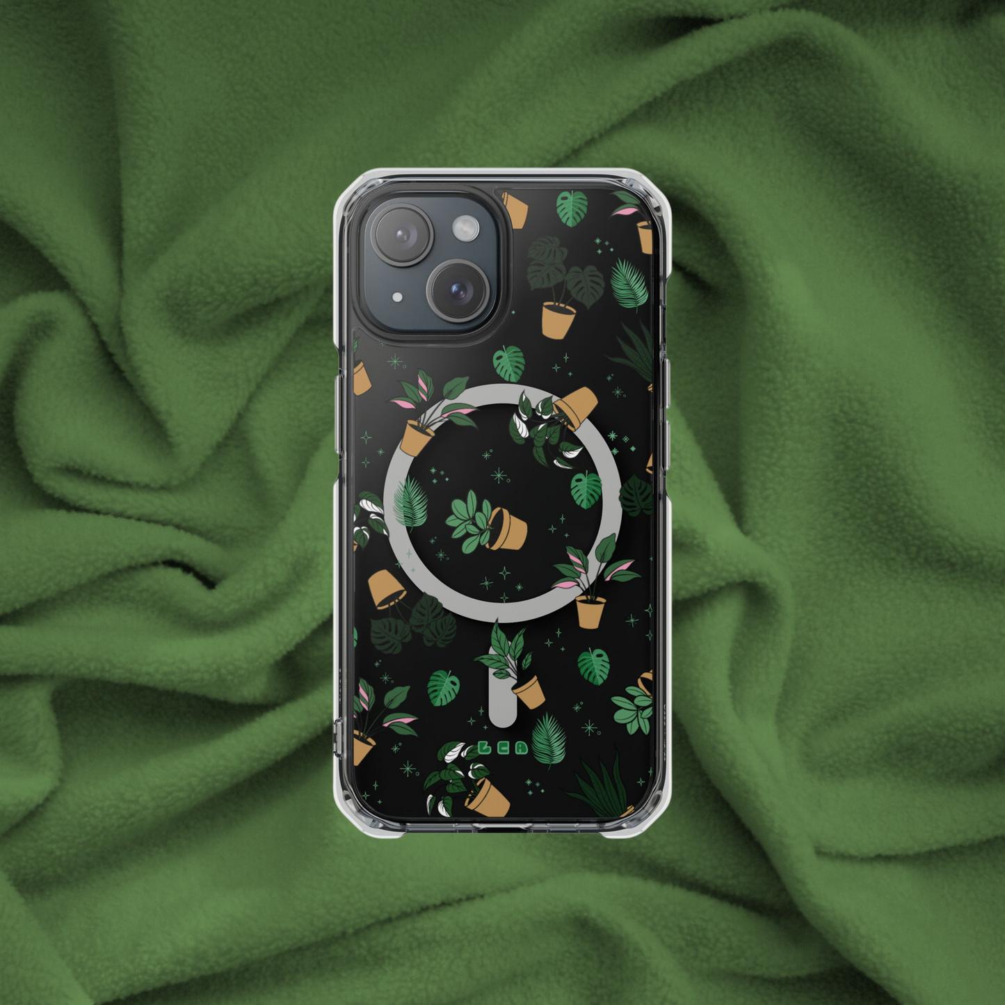 Botanical Plant Lover Clear MagSafe Impact Phone Case