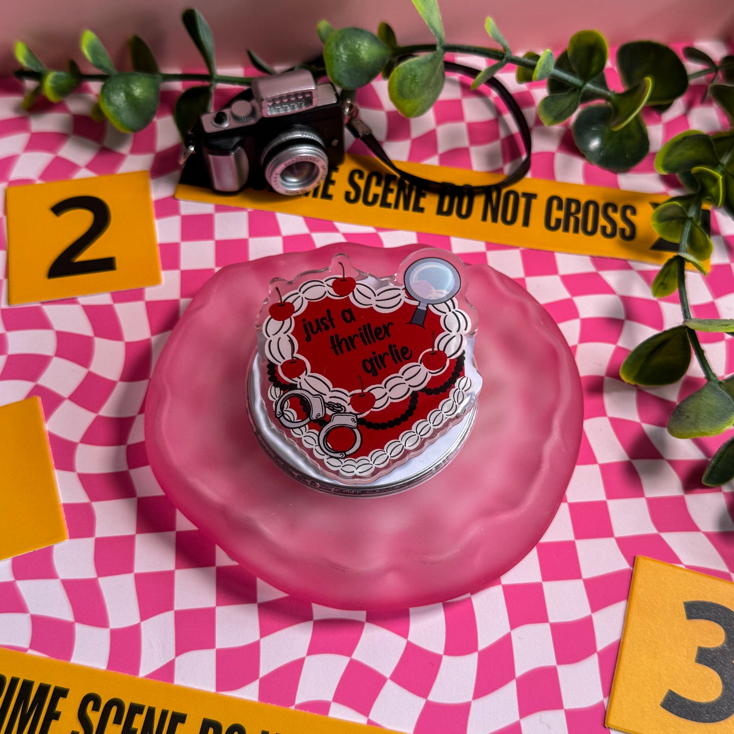 Just A Thriller Girlie Magnetic Kindle Grip | MagSafe Kindle & Phone Grip
