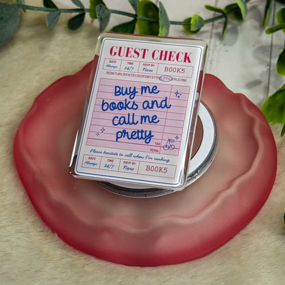 Buy Me Books and Call Me Pretty Guest Check Magnetic Kindle Grip | MagSafe Kindle & Phone Grip