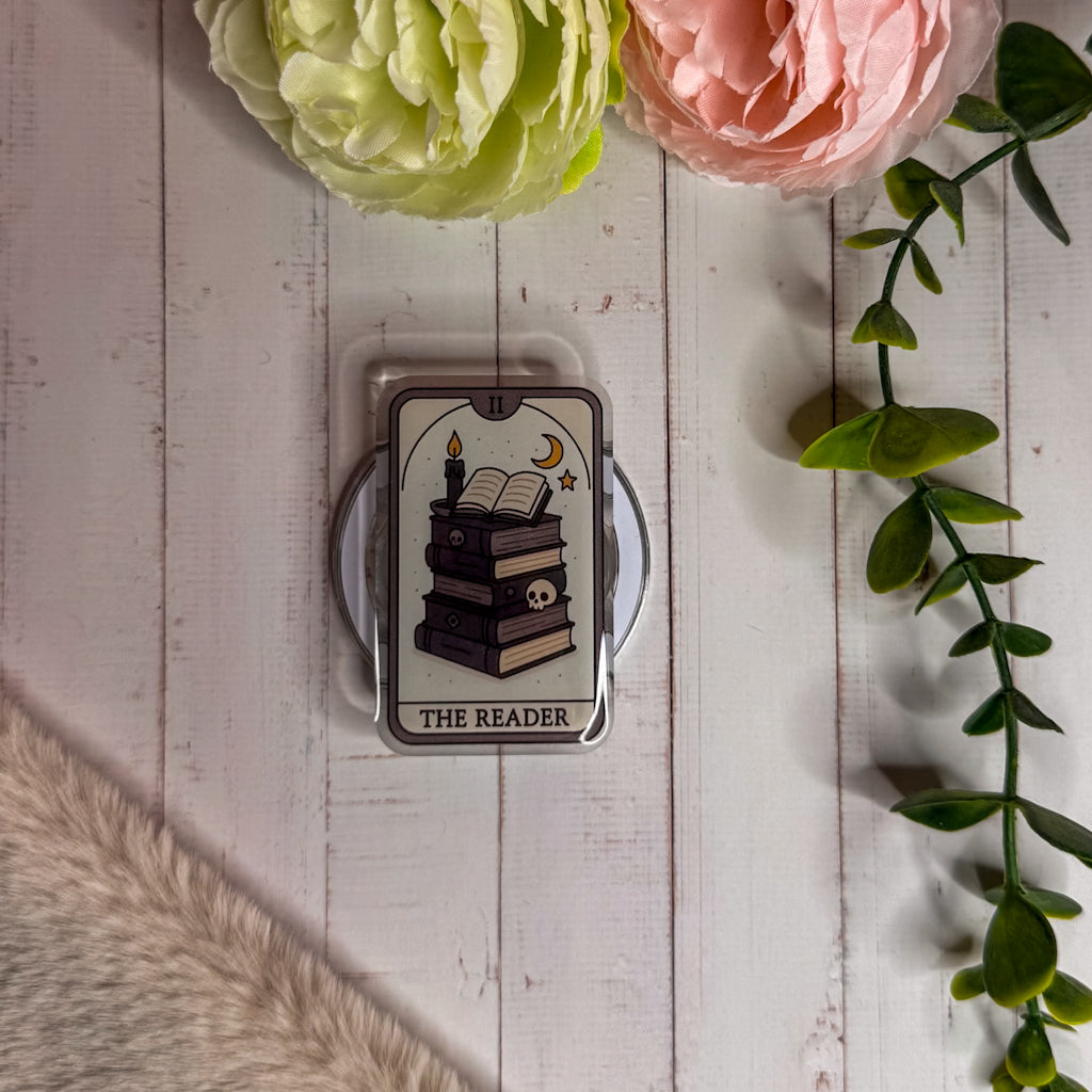The Reader Tarot Magnetic Kindle Grip | MagSafe Kindle & Phone Grip