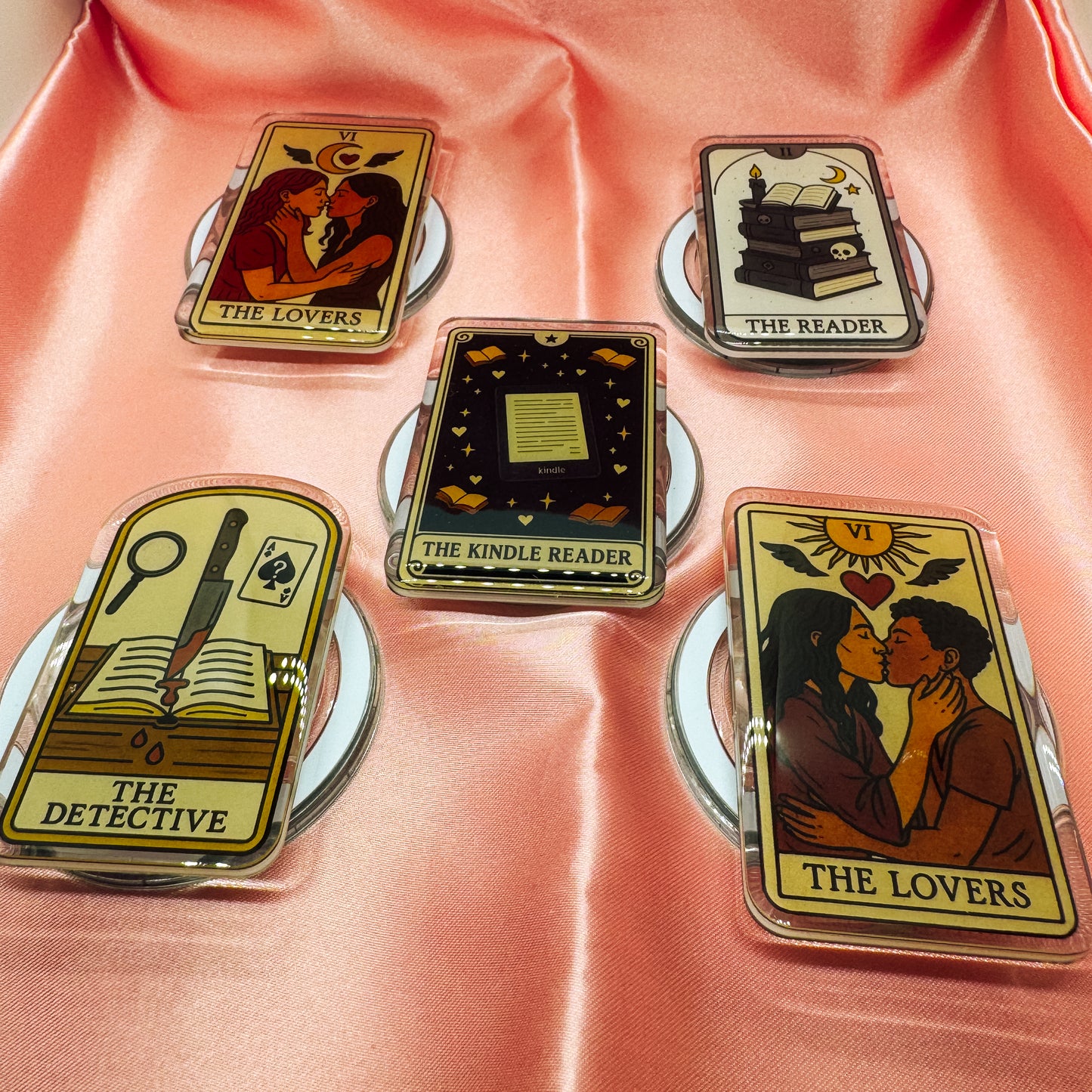 The Detective Tarot Kindle Phone Magnetic MagSafe Grip