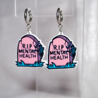 R.I.P Mental Health Earrings