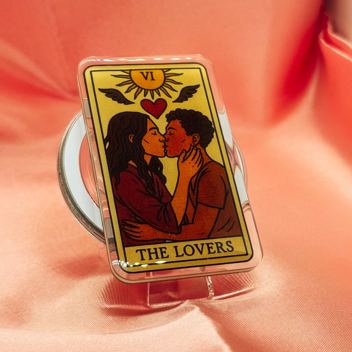 The Lovers Reader Tarot Kindle Phone Magnetic MagSafe Grip