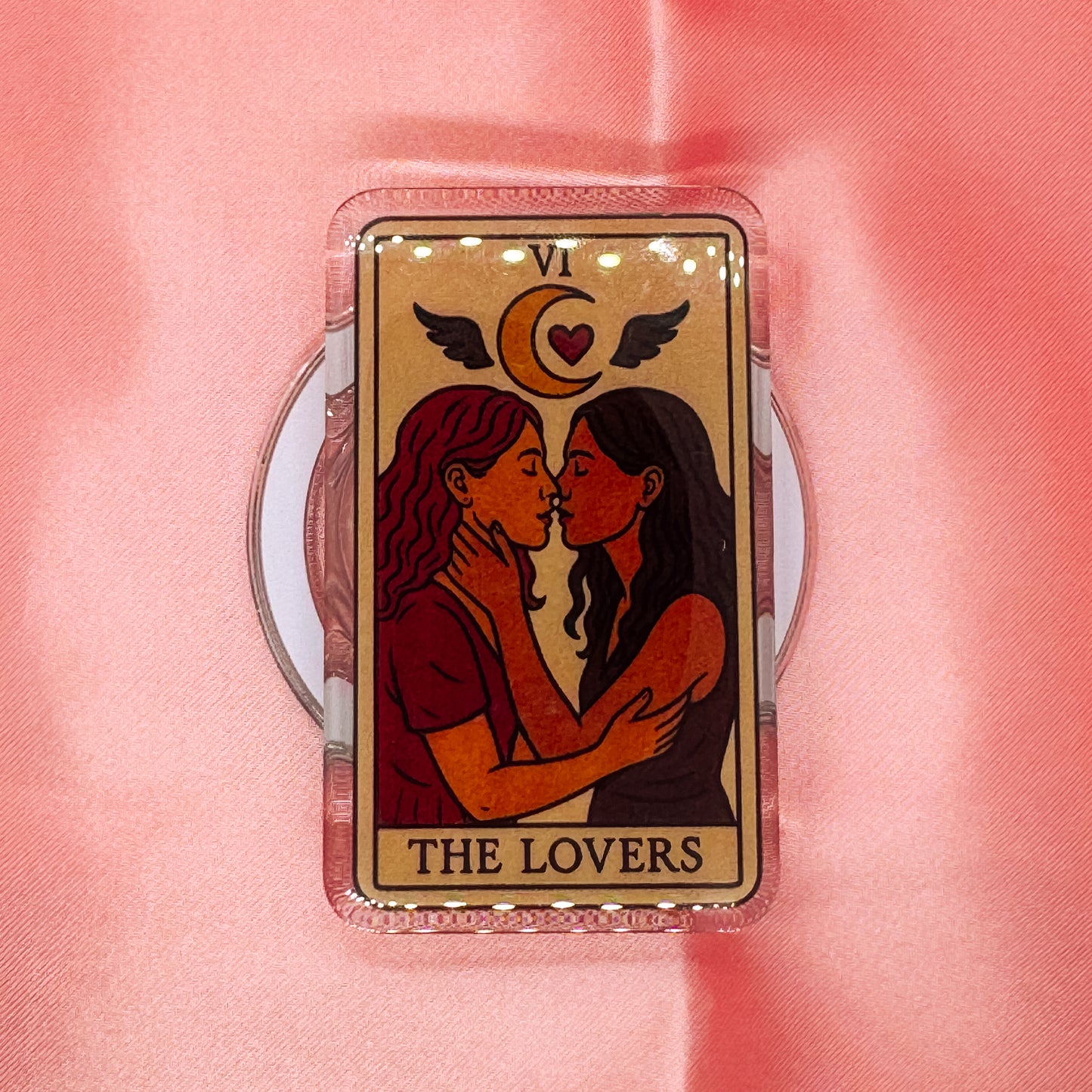The Lovers Reader Tarot Kindle Phone Magnetic MagSafe Grip